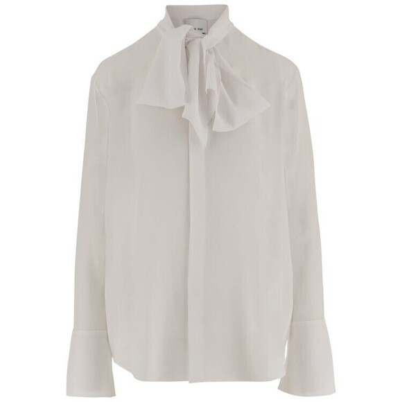 Sa Su Phi Silk Shirt With Mandarin Collar - NWT